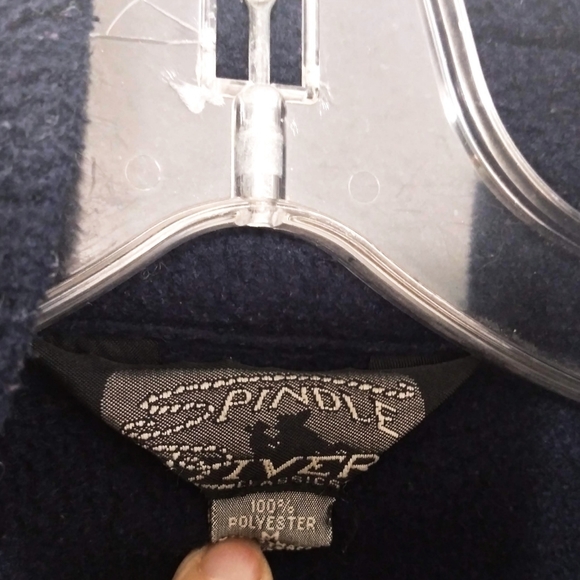 SPINDLE RIVER UNISEX FLEECE 1/4 ZIP PULLOVER - Picture 8 of 8